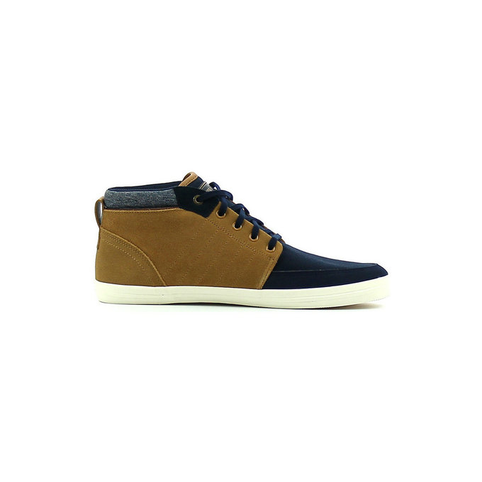 Le Coq Sportif Montferetcraft Hvy Cvs / Suede Dress Blue - Chaussures Basket Montante Homme